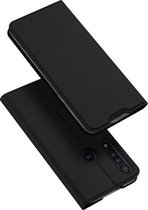 Voor Motorola Moto G8 Plus DUX DUCIS Skin Pro Series Horizontale Flip PU + TPU lederen tas, met houder en kaartsleuven (zwart)
