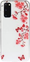 Voor Galaxy S20 Transparant TPU beschermhoes voor mobiele telefoon (Maple Leaf)