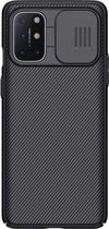 Voor OnePlus 8T NILLKIN Black Mirror Series PC Camshield Volledige dekking Stofdicht Krasbestendig telefoonhoesje (zwart)
