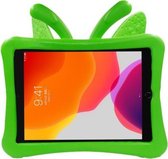 Voor iPad 10.2 (2019) / 10.5 Butterfly Bracket Style EVA Kinderen schokbestendige beschermhoes (groen)