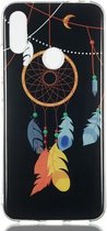 Feather Wind Chime Pattern Noctilucent TPU Soft Case voor Geschikt voor Xiaomi Redmi Note 7