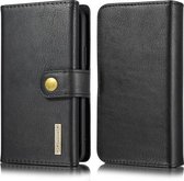 Voor iPhone 11 Pro Max DG.MING Triple Fold Crazy Horse Texture Magnetische Horizontale Flip Leren Case met Houder & Kaartsleuven & Portemonnee (Zwart)