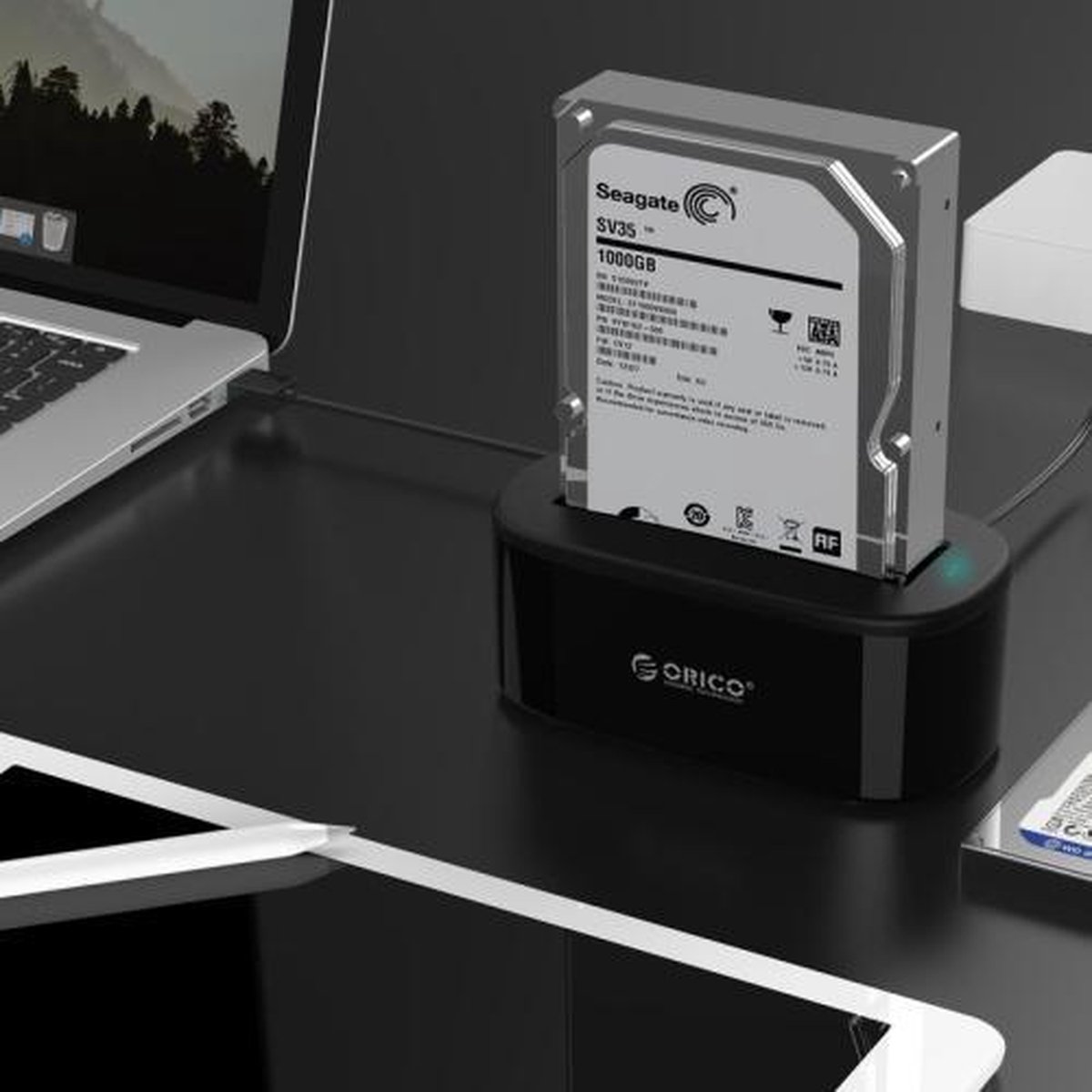 ORICO - Externe Harde schijf Backup / Clone / Docking Station voor 2'5" en 3'5" SATA HDD/SSD - USB3.0