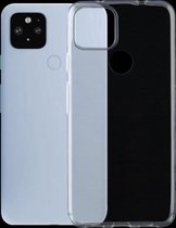 Voor Google Pixel 5A 5G 0,75 mm ultradunne transparante TPU zachte beschermhoes (transparant)