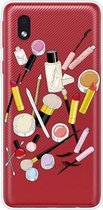 Voor Samsung Galaxy A1 Core schokbestendig geverfd transparant TPU beschermhoes (cosmetisch)