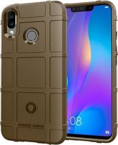 Volledige dekking schokbestendig TPU-hoesje voor Huawei Nova 3i (bruin)