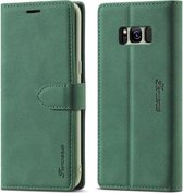 Voor Samsung Galaxy S8 + Forwenw F1 Serie Mat Sterk Magnetisme Horizontale Flip Leren Case met Houder & Kaartsleuven & Portemonnee & Fotolijst (Groen)