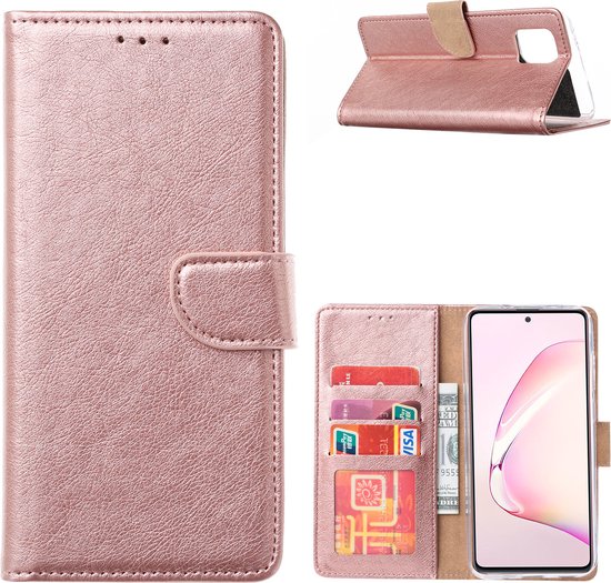 Étui Portefeuille pour Samsung Galaxy A41 - Or Rose