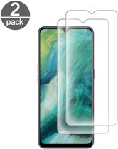 Screenprotector Geschikt voor Samsung Galaxy A01 Core Screenprotector - Tempered Glass - 2 Stuks