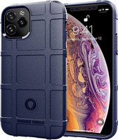 Motorola Moto G 5G Plus Hoesje - Mobigear - Rugged Shield Serie - TPU Backcover - Blauw - Hoesje Geschikt Voor Motorola Moto G 5G Plus