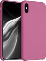 kwmobile telefoonhoesje voor Apple iPhone XS Max - Hoesje met siliconen coating - Smartphone case in bubblegum roze