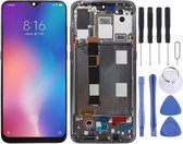 Origineel AMOLED-materiaal LCD-scherm en digitizer volledige montage met frame voor Xiaomi Mi 9 (zwart)