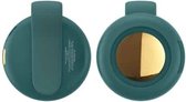 MF019 kleine wervelwind bladerloze ventilator draagbare clip taille ventilator (groen)