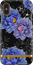 Richmond & Finch Blooming Peonies stevig hoesje voor iPhone 11 Pro - blauw / paars met zwart