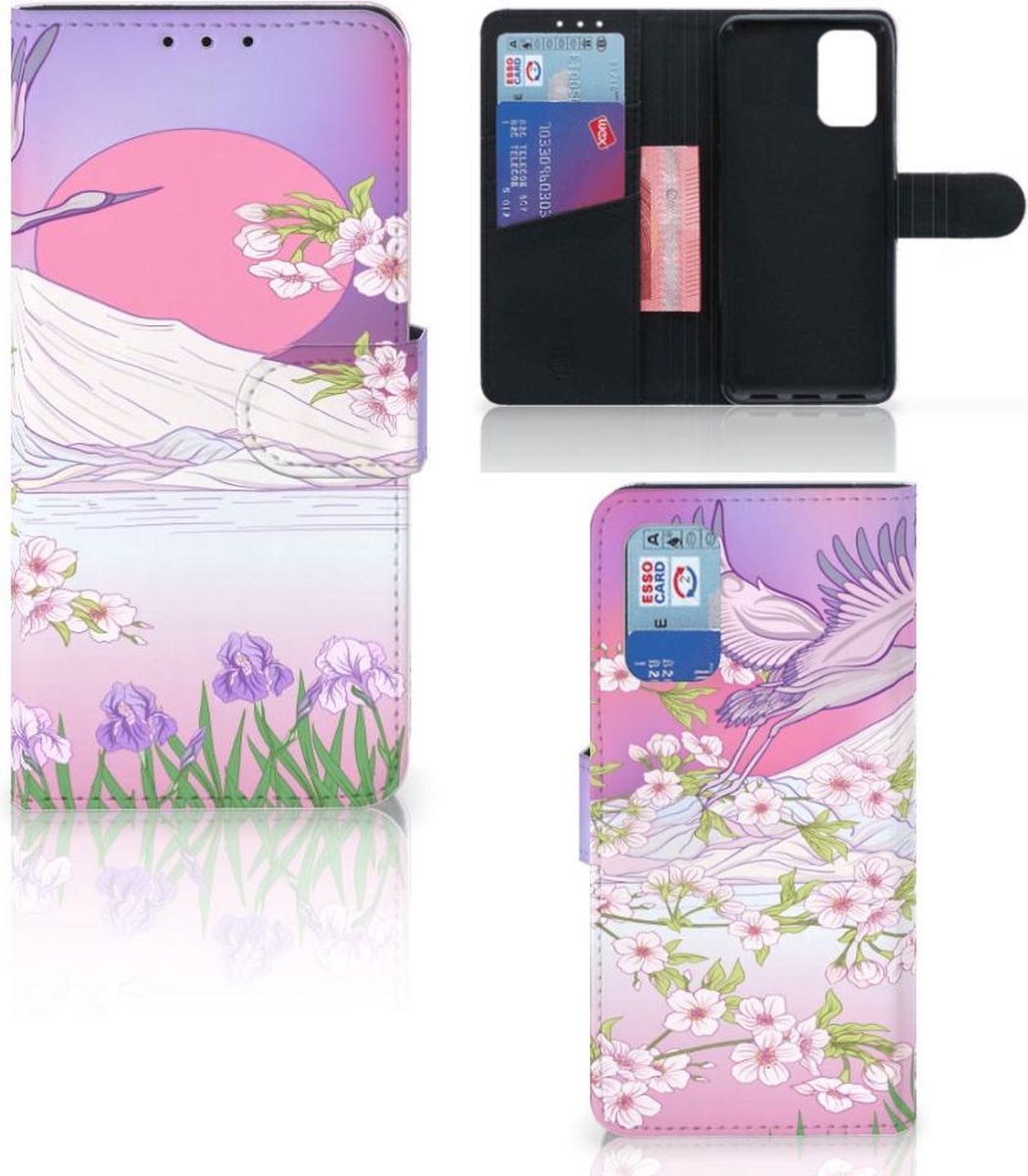 Samsung Galaxy A32 4G Telefoonhoesje met Pasjes Bird Flying