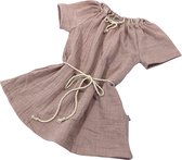 tinymoon Filles Dress Soft Nature – manches courtes – modèle Flare – Rose – Taille 134/140