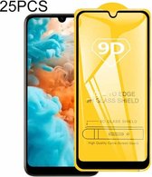 25 STUKS 9D Volledige lijm Volledig scherm Gehard glasfilm voor Huawei Y6 Pro (2019)