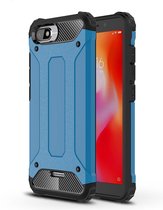 Magic Armor TPU + PC Combinatie Case voor Xiaomi Redmi 6A (blauw)