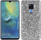 Let op type!! Glittery poeder schokbestendige TPU Case voor Huawei Mate 20 X (blauw)