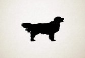 Silhouette hond - Kooikerhondje - XS - 18x30cm - Zwart - wanddecoratie