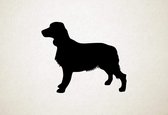 Silhouette hond - English Springer Spaniel - Engelse springerspaniël - XS - 25x30cm - Zwart - wanddecoratie