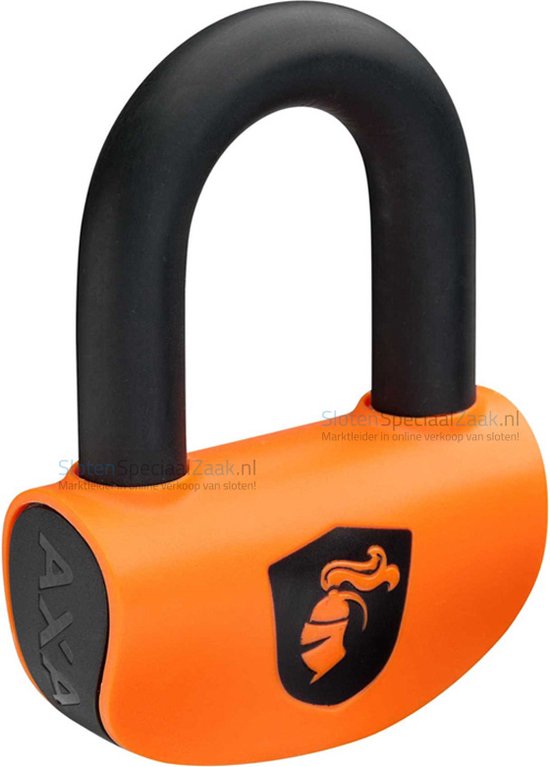 Axa Pro Disc Schijfremslot - ART4 - Zwart/Oranje | bol.com