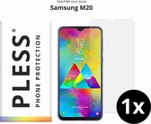 Samsung M20 Screenprotector Glas - 1x - Pless®