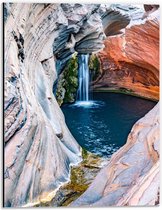 Dibond - Nationaal park Karijini - 30x40cm Foto op Aluminium (Wanddecoratie van metaal)