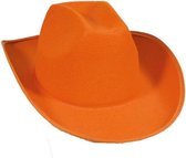 Witbaard Cowboyhoed Dallas 60 Cm Vilt Oranje