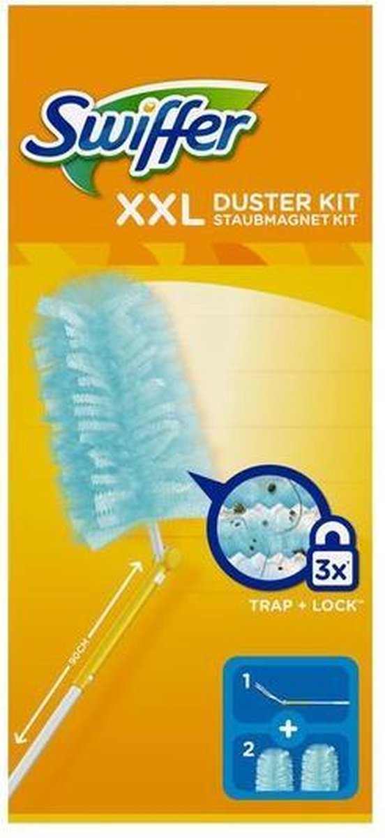 Swiffer Vloerreiniger XXL - 1 Handvat Met 8 Navul Stofdoekjes - Starterkit