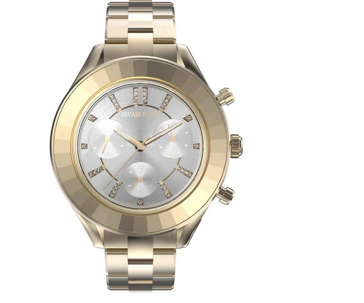 Swarovski - 5610517 Octea Lux dames horloge - 37 mm - Goud