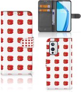 Telefoonhoesje OnePlus 9 Book Case Paprika Red