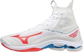 Mizuno Wave Lightning Neo - Sportschoenen - wit/oranje - maat 44