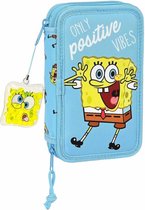 SpongeBob Gevuld Etui Positive Vibes - 19.5 x 12.5 cm - 28 st. - Polyester