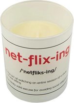 Fisura Kaars Net-Flix-Ing 7,5 X 12 Cm Wax