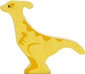 Tender Leaf Toys Dino Parasaurolophus 15 Cm Hout Geel