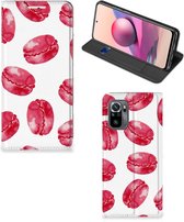 GSM Hoesje Xiaomi Redmi Note 10S | 10 4G | Poco M5s Fotohoesje ontwerpen Pink Macarons