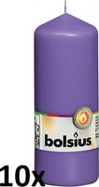 10 stuks Bolsius violet stompkaarsen 150/60 (43 uur)