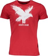 Roberto Cavalli T-shirt Rood S Heren