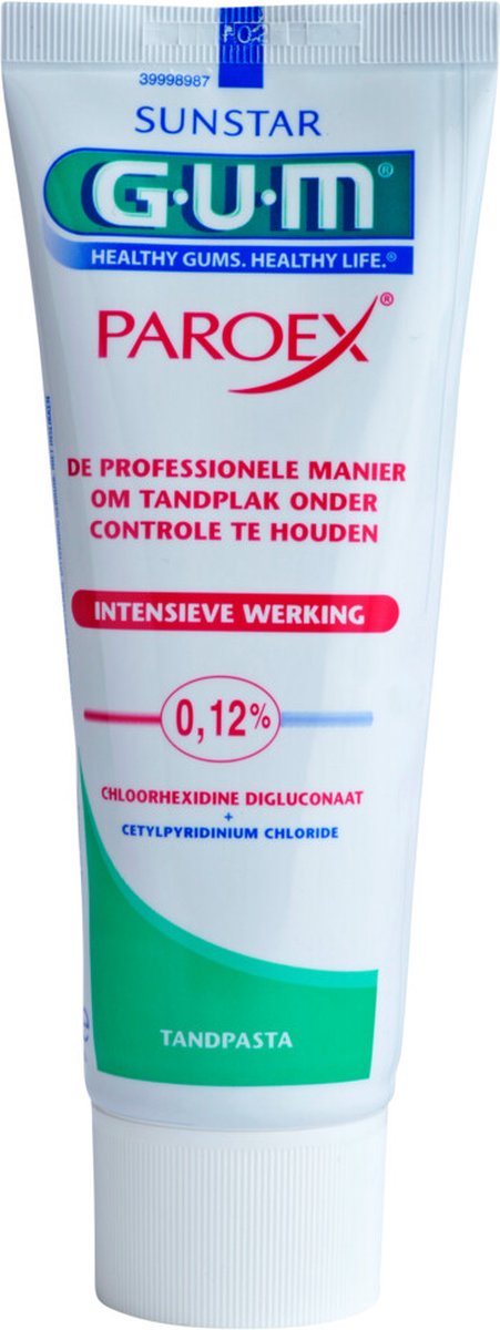 Goedkoopste 4x GUM Tandpasta Paroex 75 ml