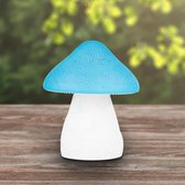 Led solar paddenstoel in verschillende kleuren , blauw