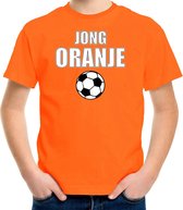 Oranje fan t-shirt voor kinderen - jong oranje - Holland / Nederland supporter - EK/ WK shirt / outfit S (122-128)