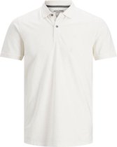 Jack & Jones Poloshirt Jjewashed Polo Ss Noos 12180890 Cloud Dancer/slim Fit Mannen Maat - S