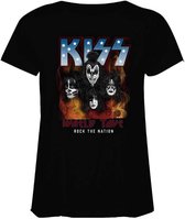 Noisy may T-shirt Nmbrandy S/s Kiss Liecens Tshirt Bg 27017630 Black/kiss Licens Dames Maat - XS