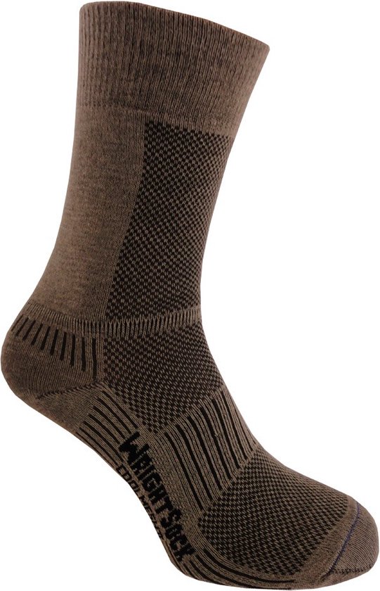 Wrightsock Coolmesh Crew - Kaki - 37-41