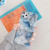 Voor iPhone 12/12 Pro TPU Smooth Marbled IMD mobiele telefoonhoes (puimsteen F8)