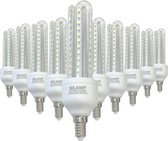 E14 LED-lamp 12W Lynx 220V 360 ° spaarlamp (10 stuks) - Warm wit licht
