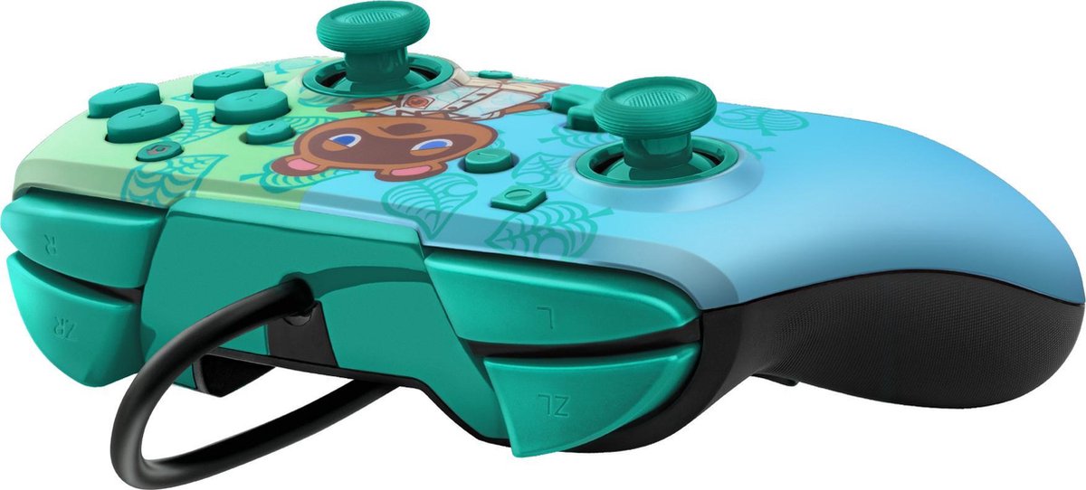 PDP Gaming Faceoff Deluxe+ Audio Wired Controller - Animal Crossing (Nintendo Switch/Switch OLED) thumbnail 4