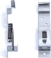 Kentekenplaat klemmen voor aanhangers en caravans - RVS (2 stuks)