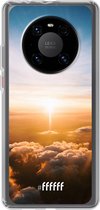 6F hoesje - geschikt voor Huawei P40 Pro -  Transparant TPU Case - Cloud Sunset #ffffff